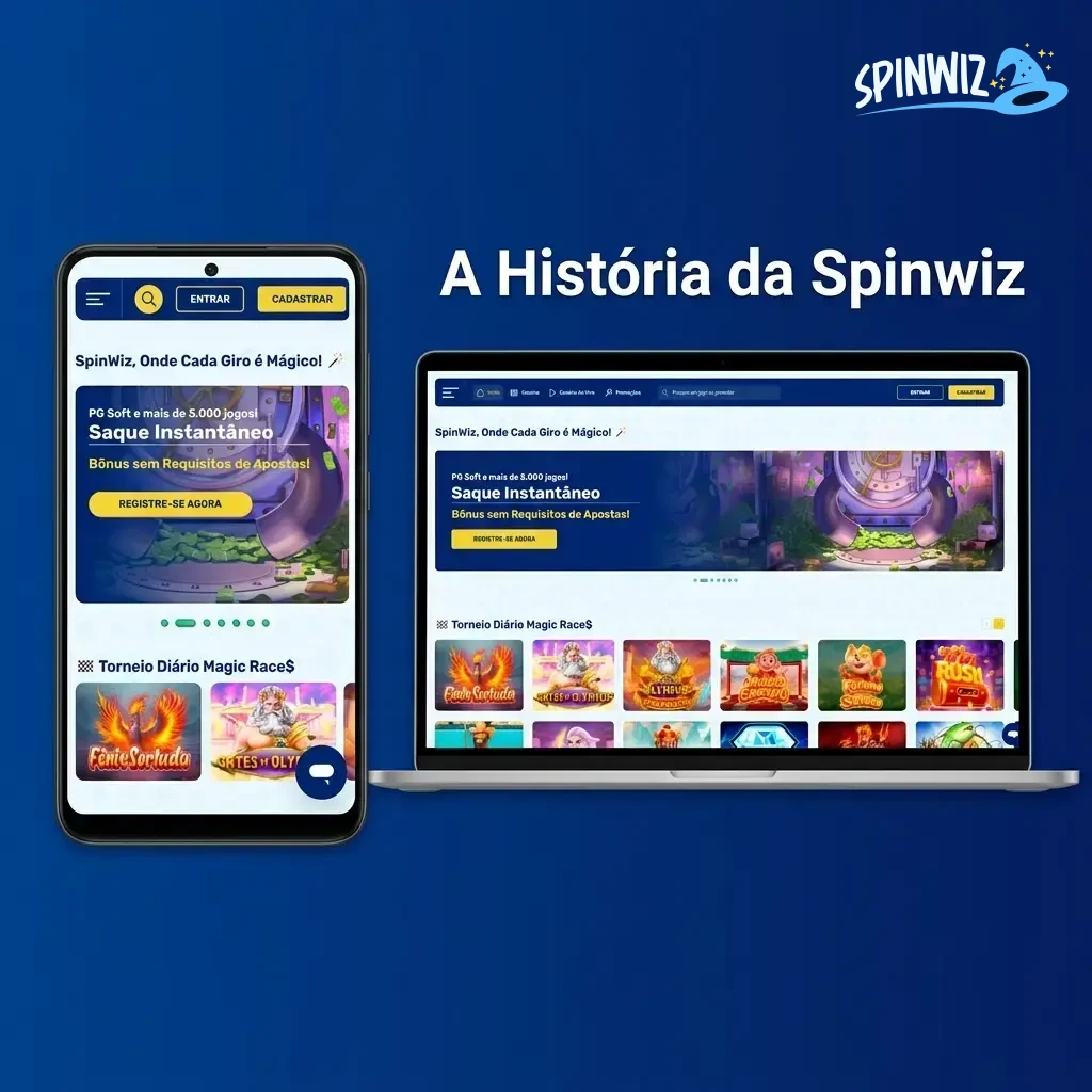 História da Spinwiz: plataforma brasileira de apostas online com licença regulatória, promoções e jogos diversificados.