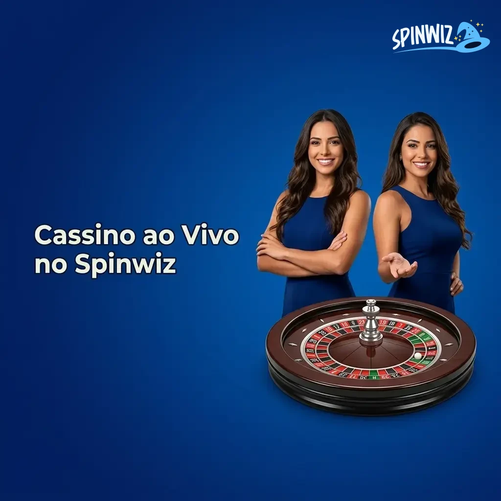 Cassino ao vivo SpinWiz com dealers reais em estúdio profissional transmitido em alta definição.