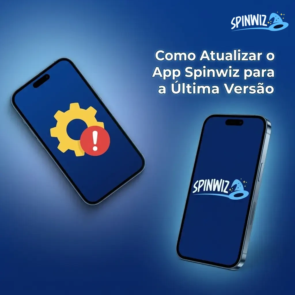 Tela do Spinwiz PWA aberta no navegador mobile mostrando atualização automática sem necessidade de download.