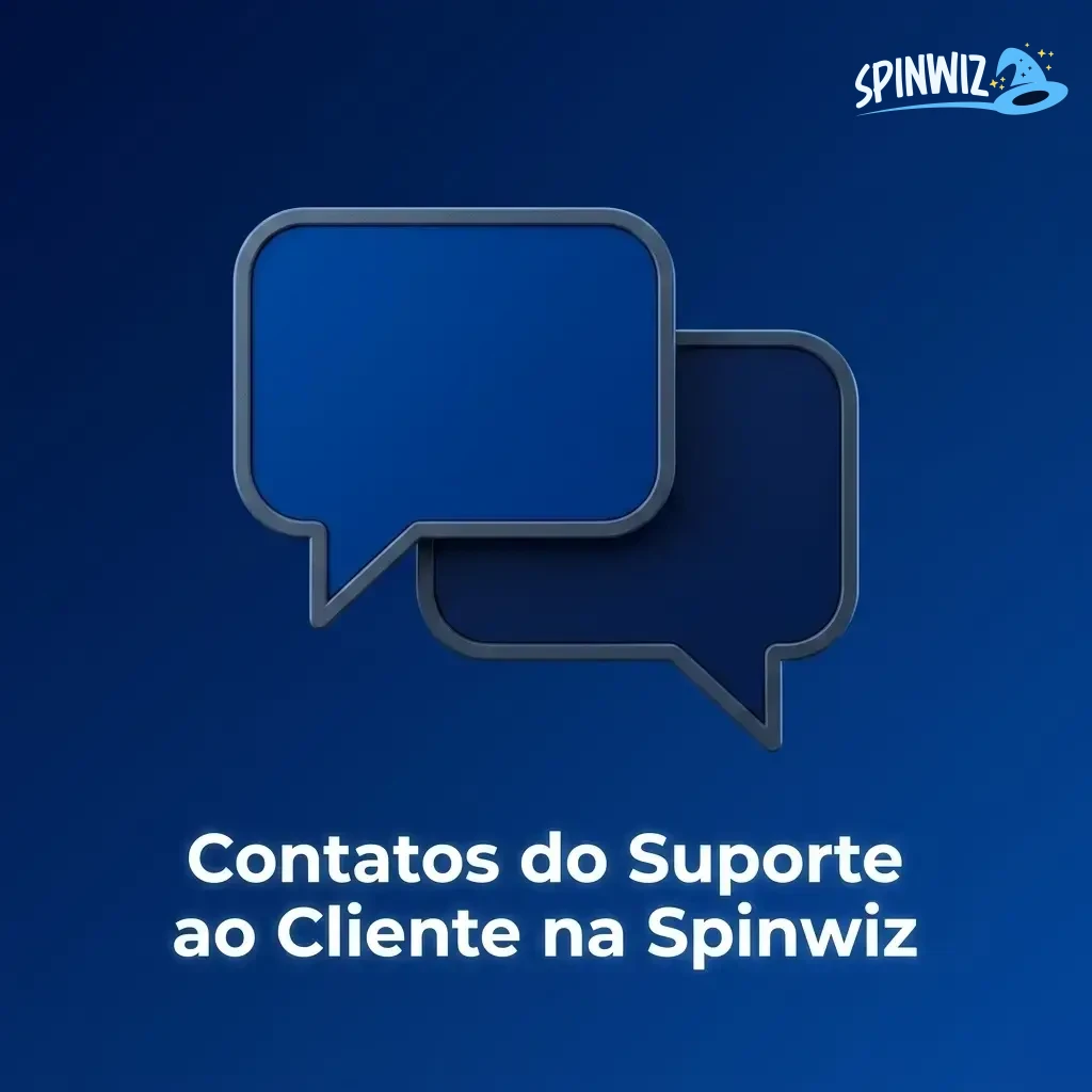Canais de suporte ao cliente da Spinwiz: chat ao vivo, e-mail e central de ajuda disponíveis 24/7.