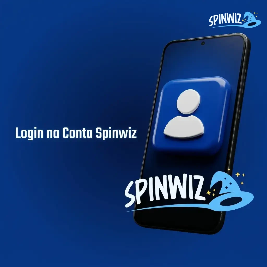 Tela de login da conta Spinwiz com campos de e-mail, senha e autenticação em dois fatores.