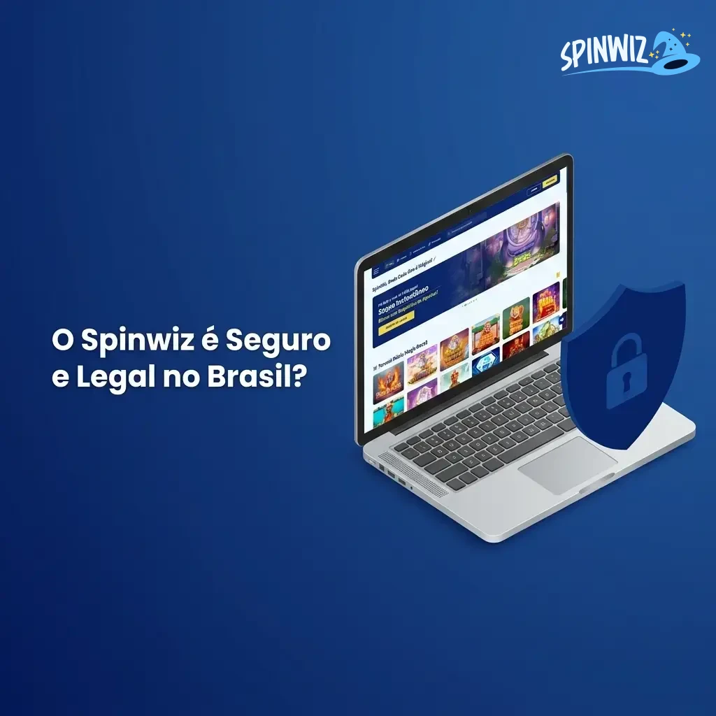 SpinWiz é seguro e legal no Brasil com licença regulatória, criptografia SSL e jogo responsável.