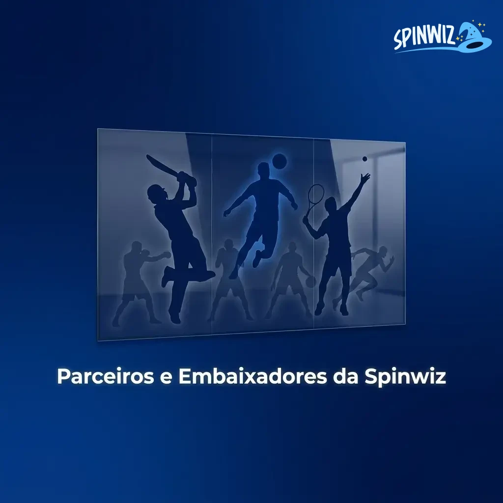 Parceiros e embaixadores da Spinwiz no mercado brasileiro de cassino online e apostas.