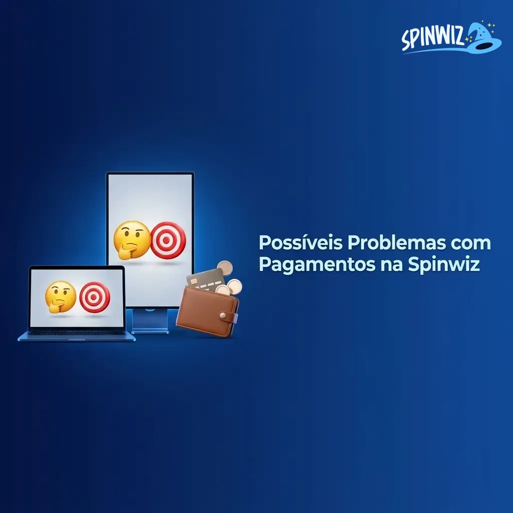 Problemas com pagamentos na Spinwiz: depósito, saque bloqueado, chave Pix inválida e limites mínimos.
