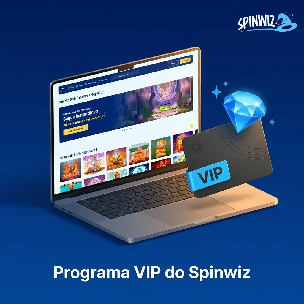 Programa VIP do SpinWiz com benefícios exclusivos para jogadores fiéis, incluindo cashback e gerente dedicado.